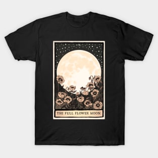 The Full Flower Moon Tarot Card T-Shirt